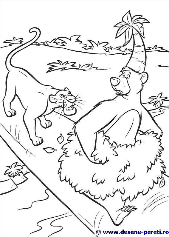 jungle book desene colorat